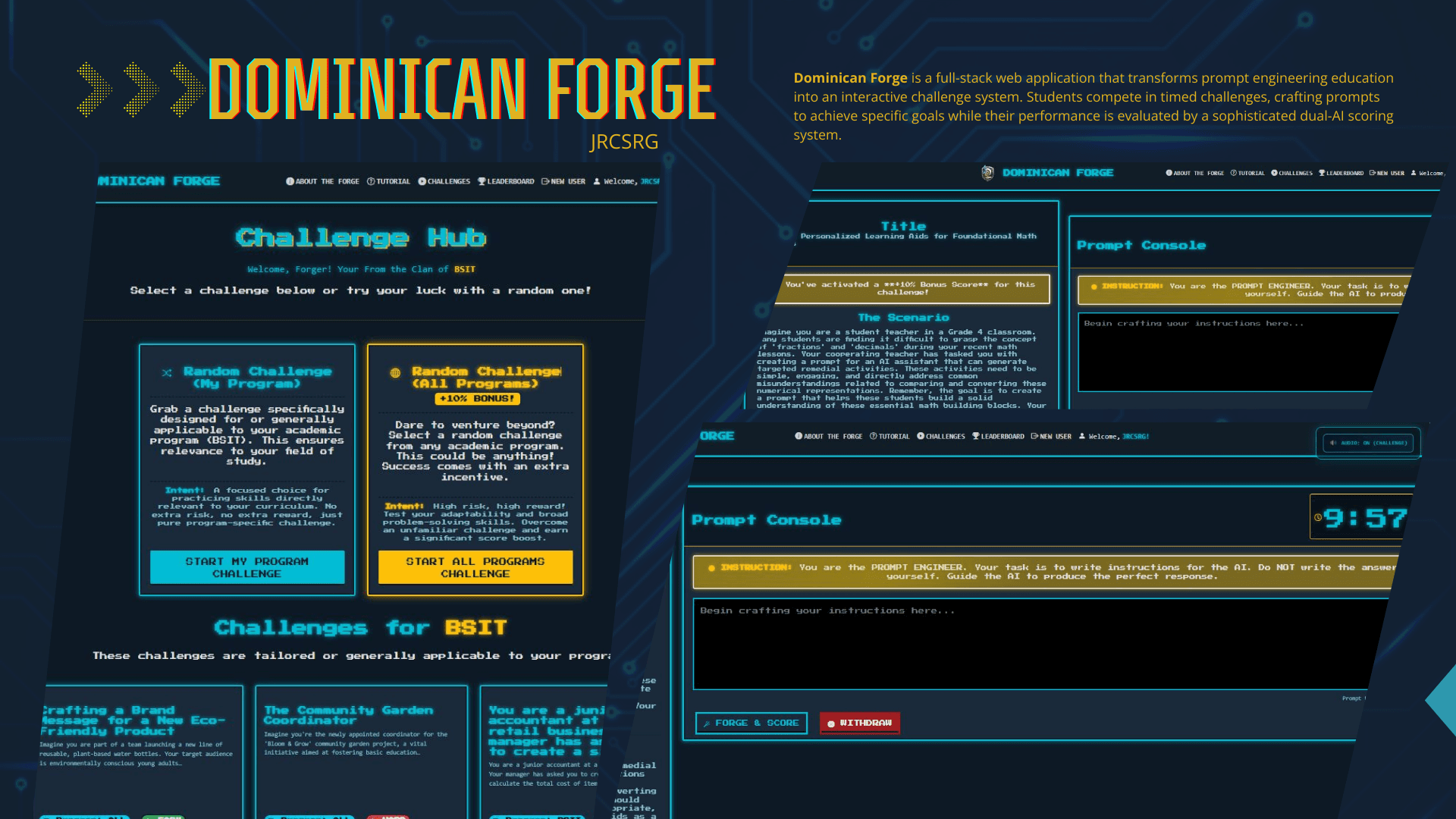 Image for Dominican Forge: Building an LLM Prompt Engineering Challenge Platform